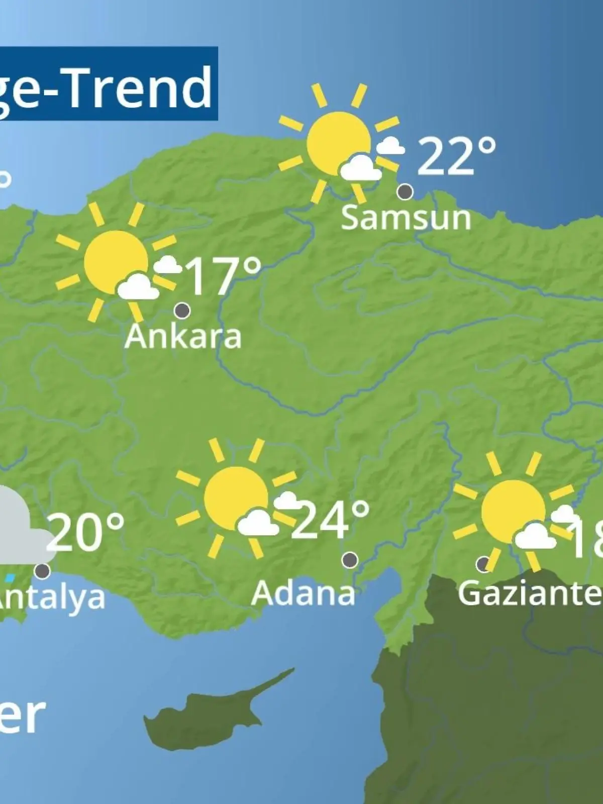 Bild zu: "Türkei: Wie wird das Wetter?"