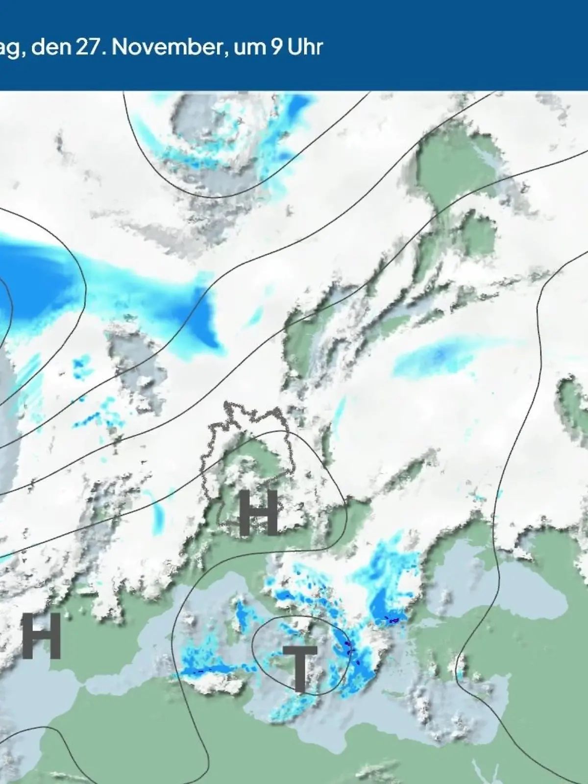 Bild zu: "Die Wetterlage der kommenden 5 Tage"
