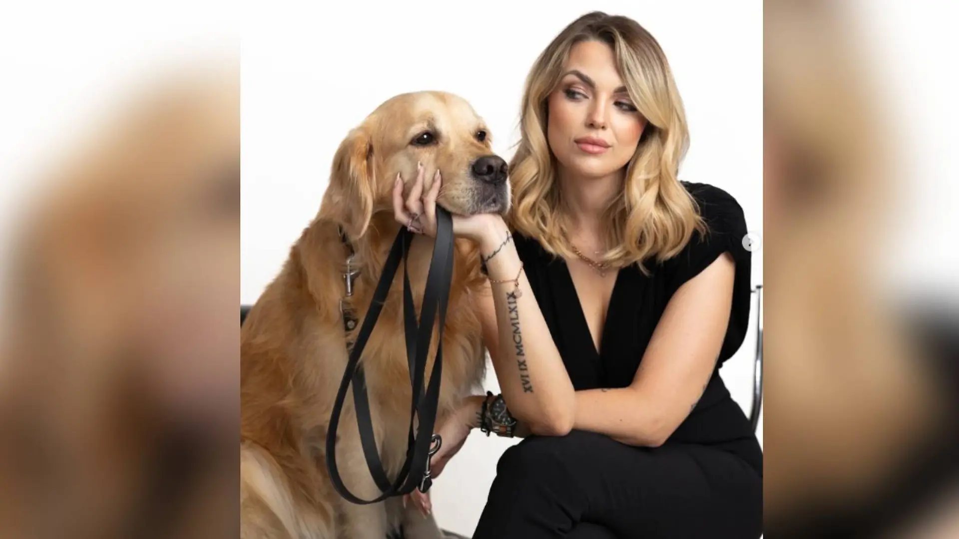 Stefanie Pieper mit Golden Retriever