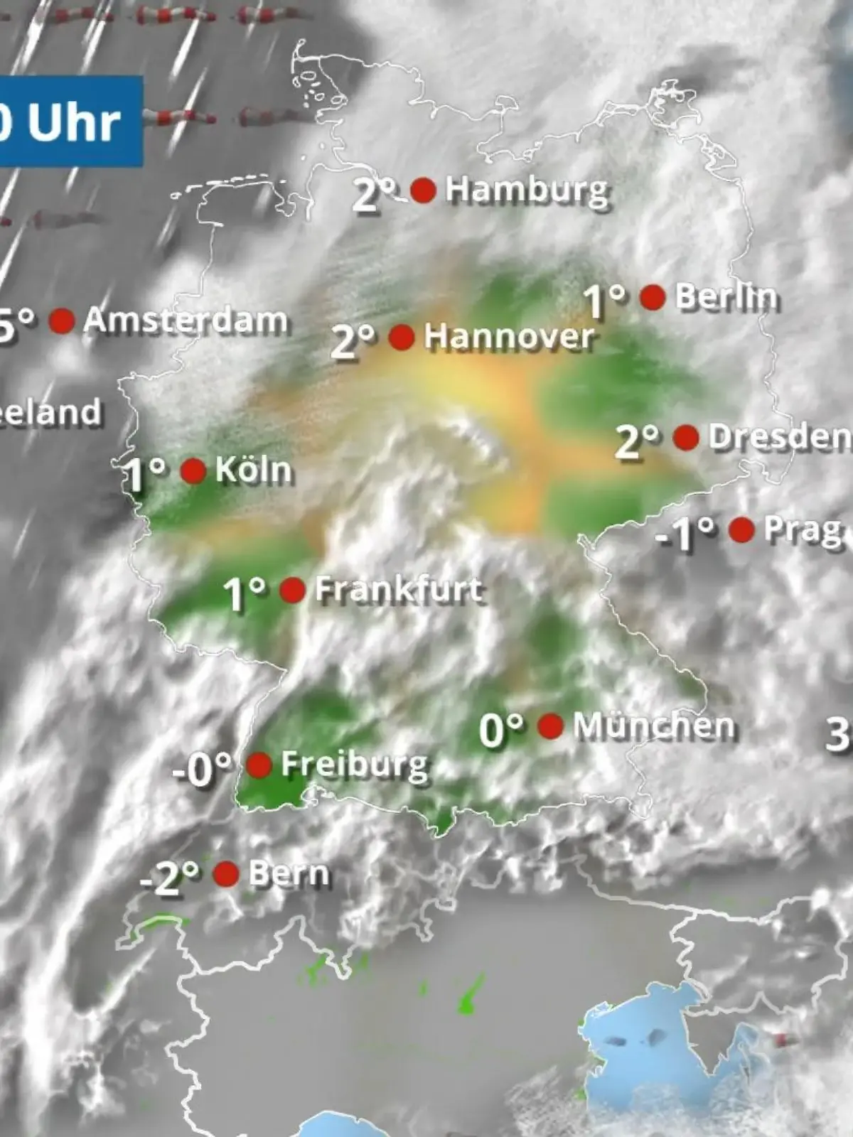 Bild zu: "Nach kurzen Auflockerungen neuer Regen"