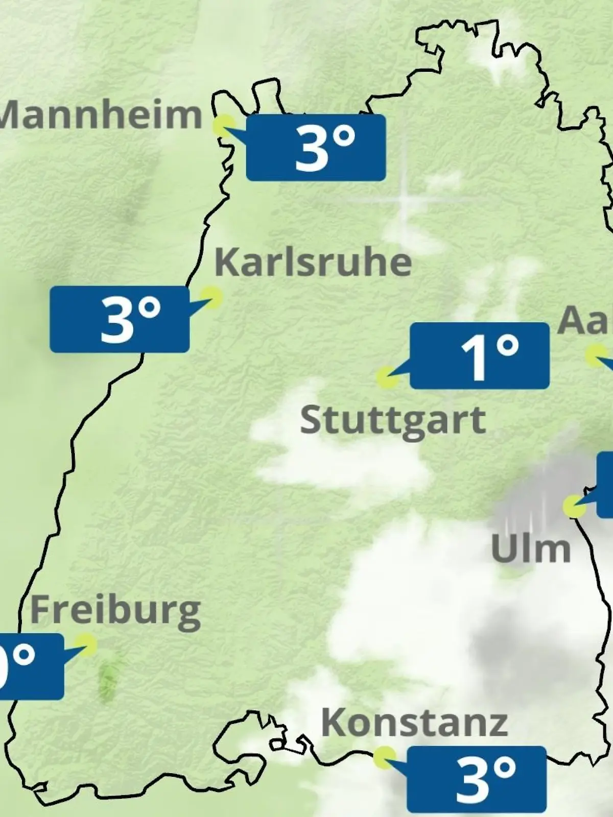 Bild zu: "Baden-Württemberg: Wie wird das Wetter?"