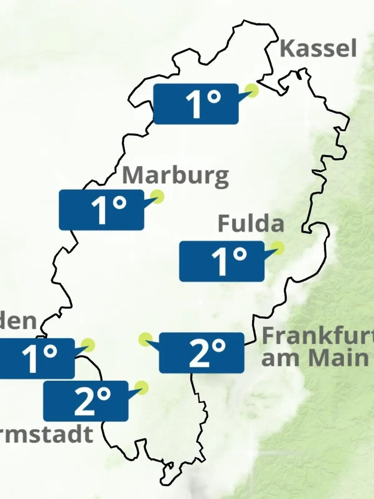 Bild zu: "Hessen: Wie wird das Wetter?"