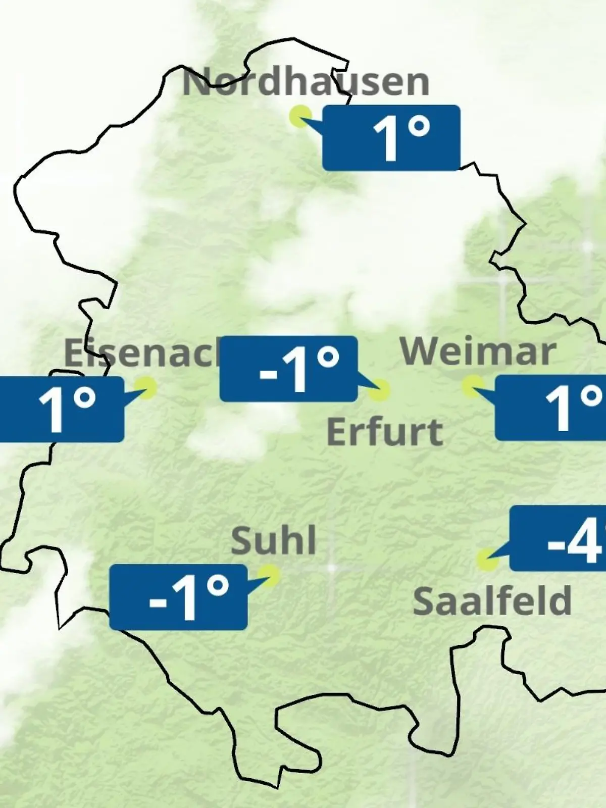 Bild zu: "Thüringen: Wie wird das Wetter?"