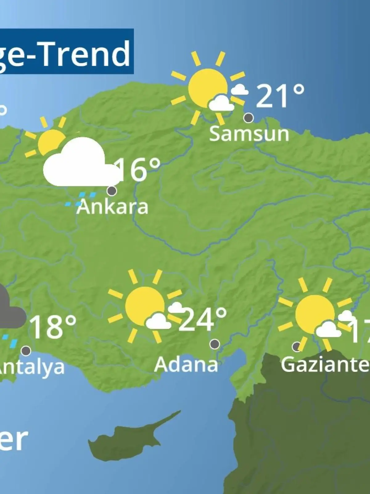 Bild zu: "Türkei: Wie wird das Wetter?"