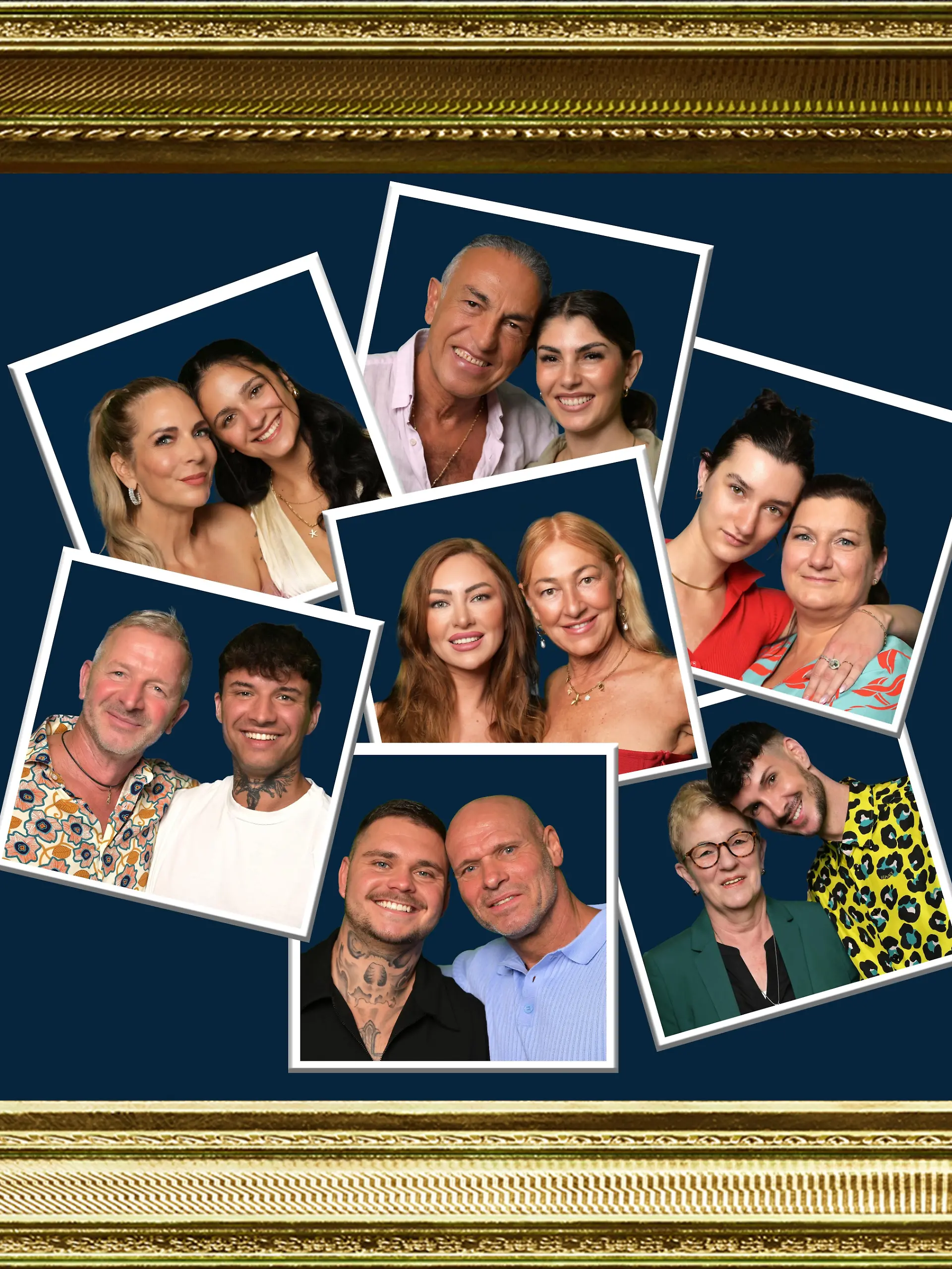 V.l.o.: Danni (Daniela) Büchner und Tochter Jada Karabas, Yeliz und ihr Vater Savas Koc, Katrin und Tochter Anya Elsner
V.l.u.: Micha Klotz mit seinem Papa Micha, Thorsten und Nico Legat, Jana Maria mit Mama Eva-Maria Herz, Kevin und Mama Michaela Schäfer.