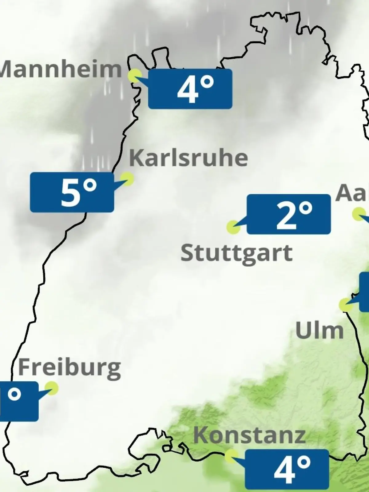 Bild zu: "Baden-Württemberg: Wie wird das Wetter?"
