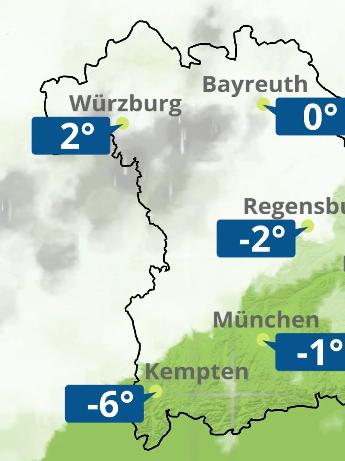 Bild zu: "Bayern: Wie wird das Wetter?"