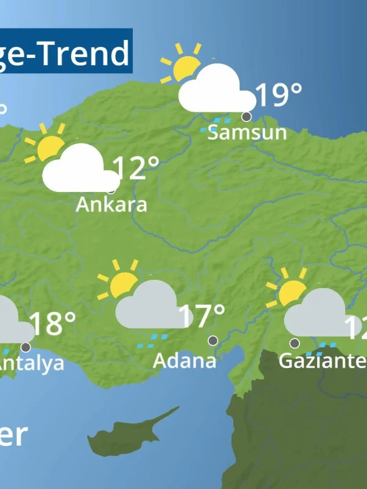 Bild zu: "Türkei: Wie wird das Wetter?"