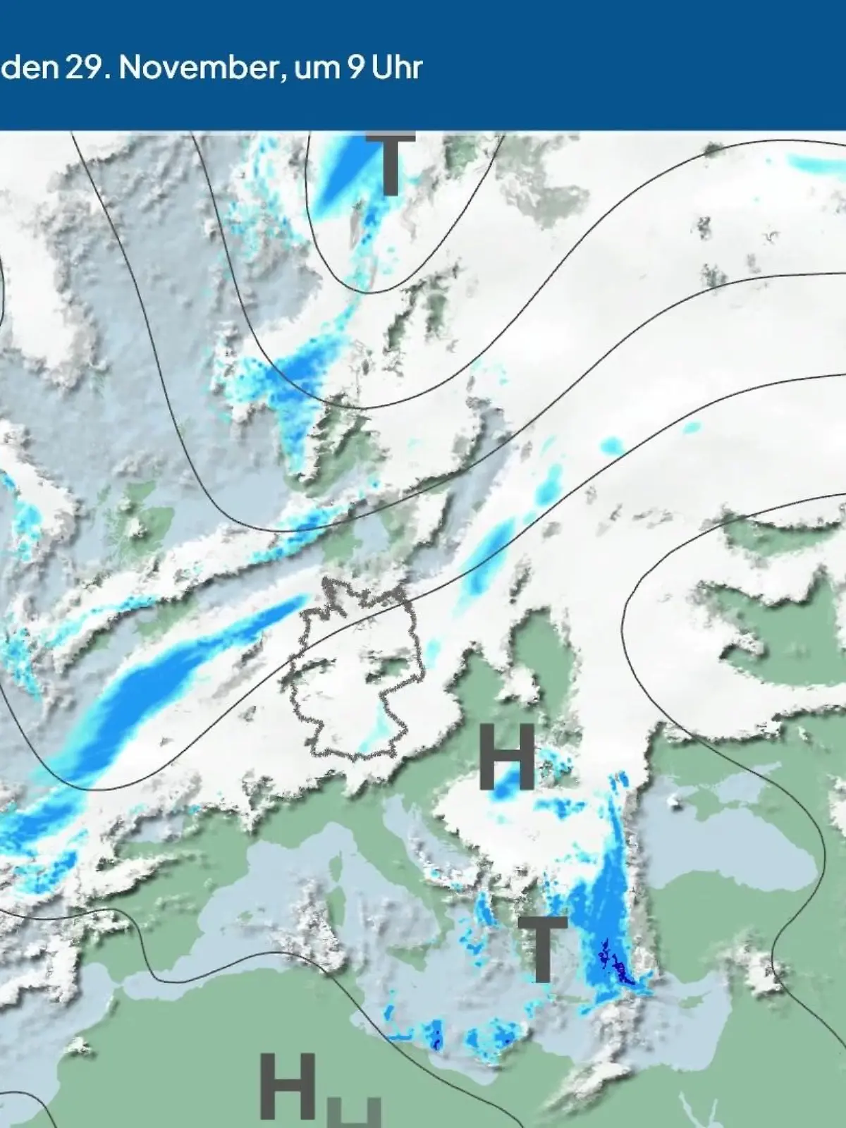 Bild zu: "Die Wetterlage der kommenden 5 Tage"