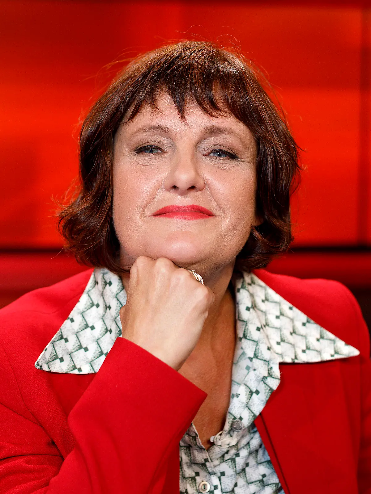 Annette Dittert in der ARD-Talkshow hart aber fair im WDR Fernsehstudio A. Köln, 30.09.2019 *** Annette Dittert on ARD t