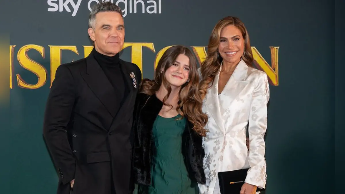 Red-Carpet-Debüt mit 13! Jetzt startet Robbie Williams Tochter Teddy durch Weltpremiere von „Tinsel Town” in London