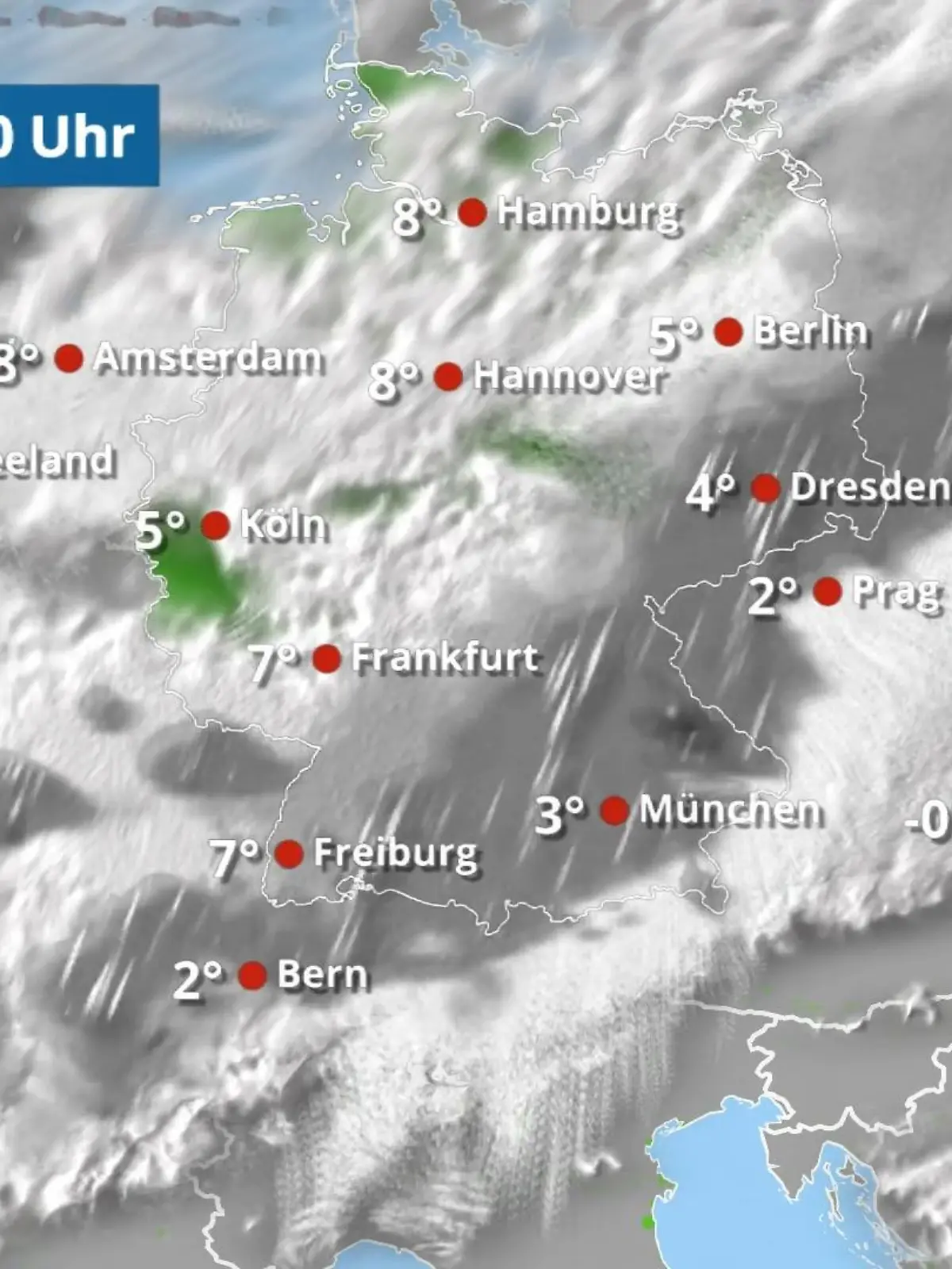 Bild zu: "Niederschlag bringt gefährliche Glätte in den Südosten"