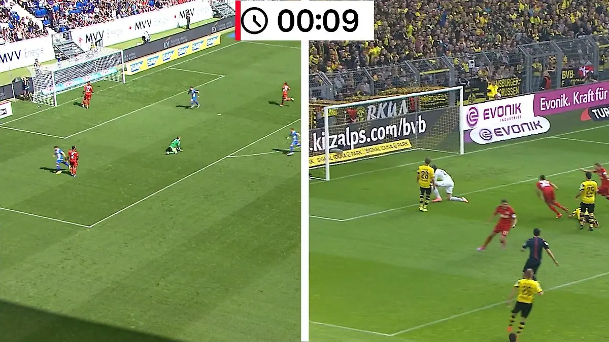 Fußballfans aufgepasst! HIER gibt es das schnellste Tor der Bundesliga-Geschichte Wer trifft zuerst?