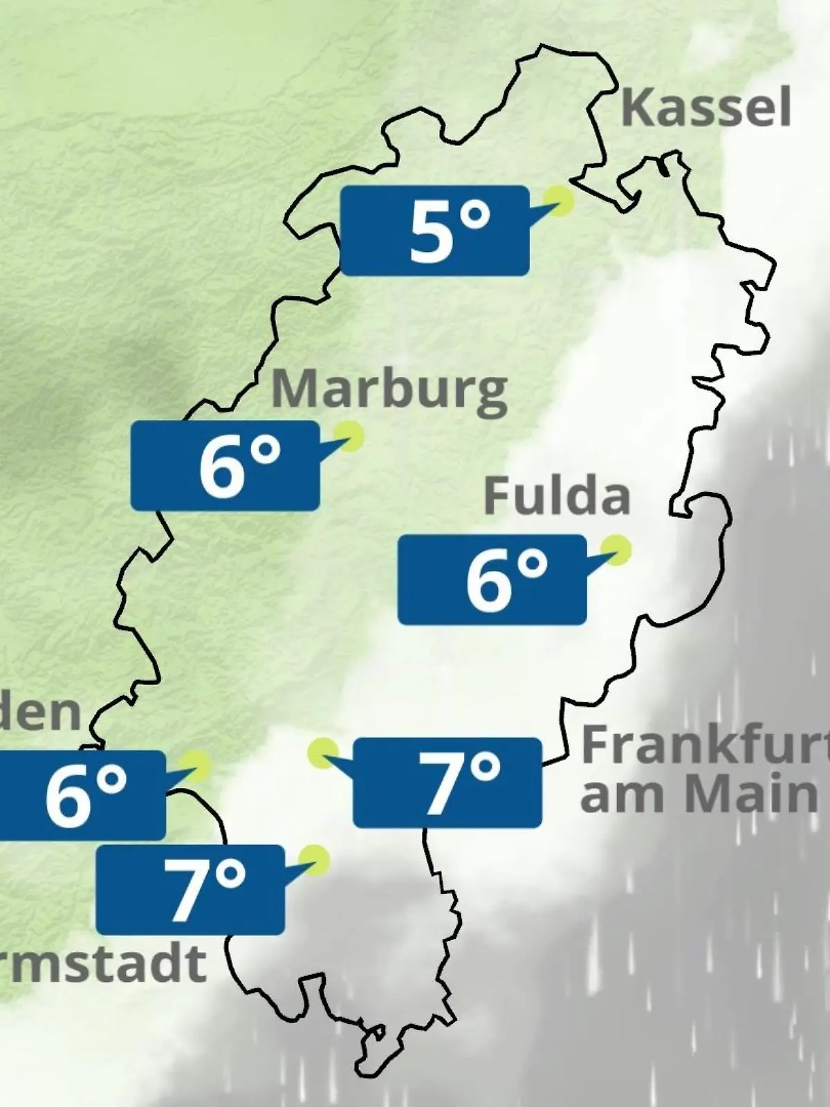 Bild zu: "Hessen: Wie wird das Wetter?"