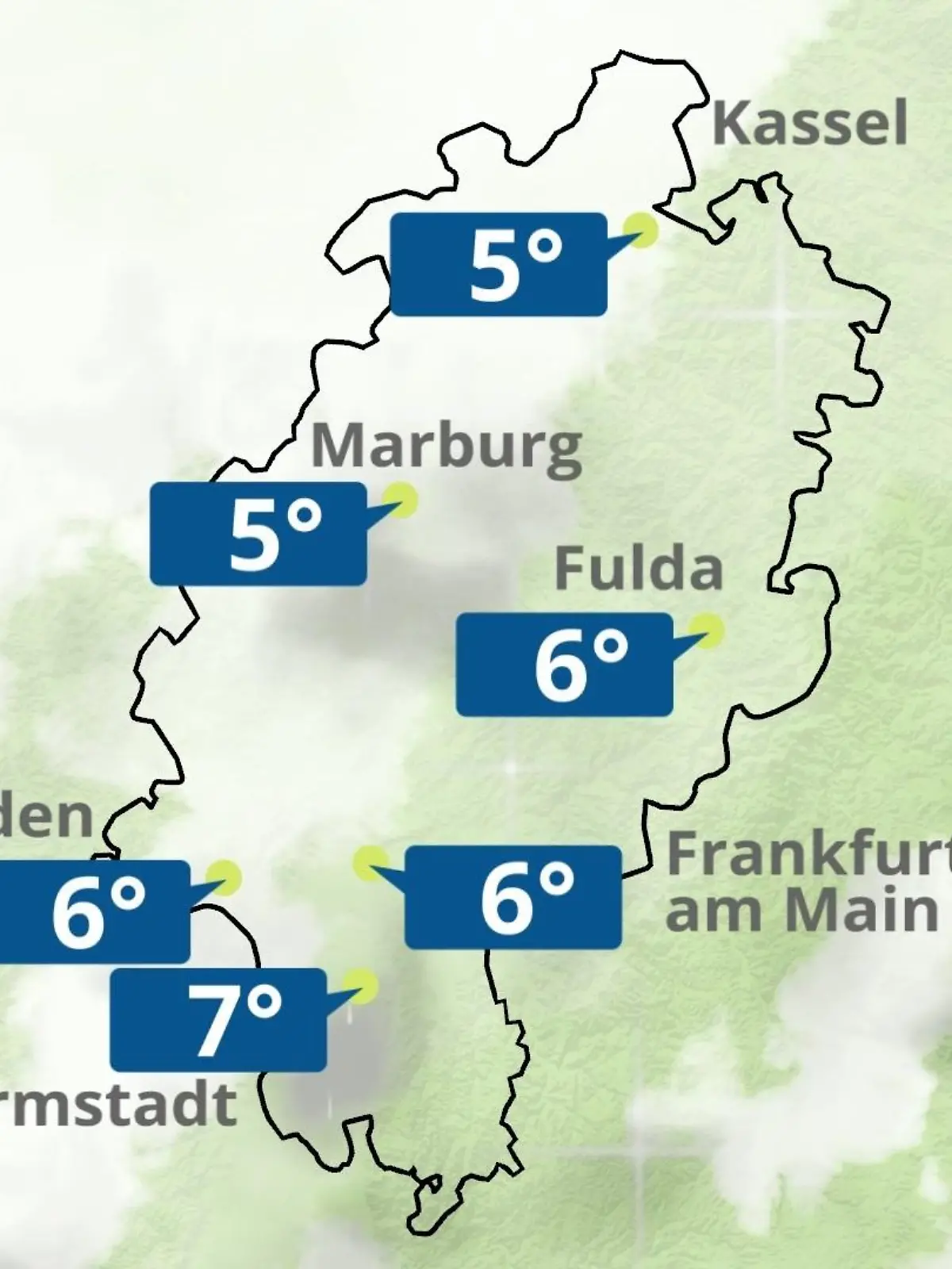 Bild zu: "Hessen: Wie wird das Wetter?"