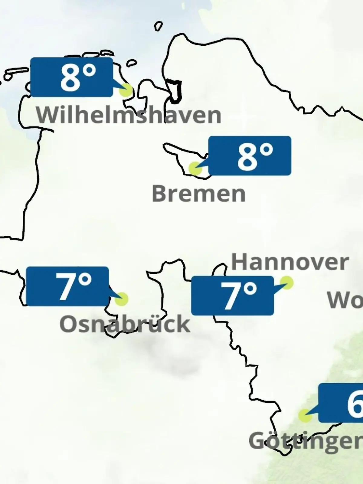 Bild zu: "Bremen und Niedersachsen: Wie wird das Wetter?"