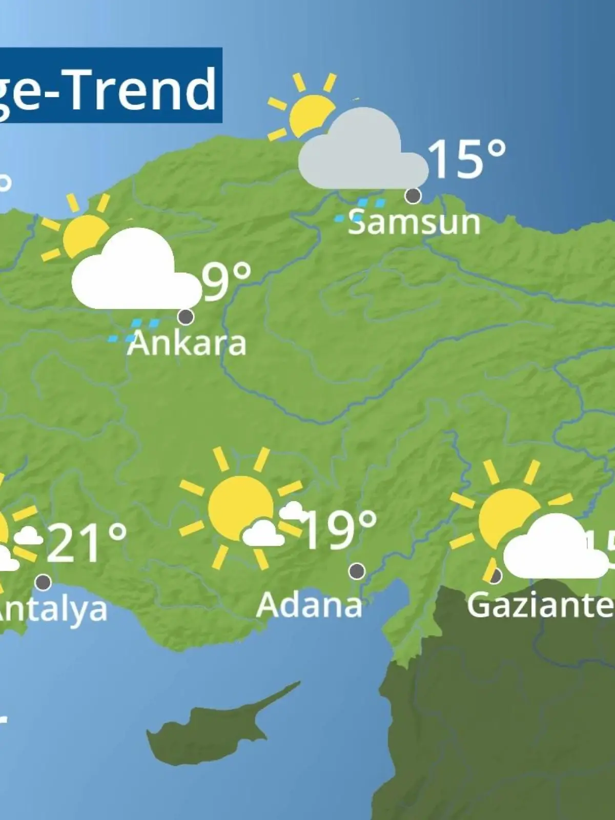 Bild zu: "Türkei: Wie wird das Wetter?"