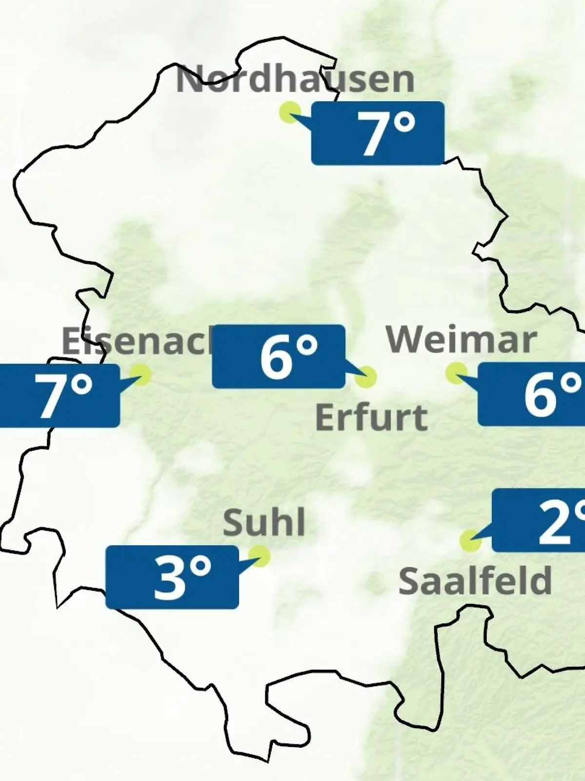 Bild zu: "Thüringen: Wie wird das Wetter?"