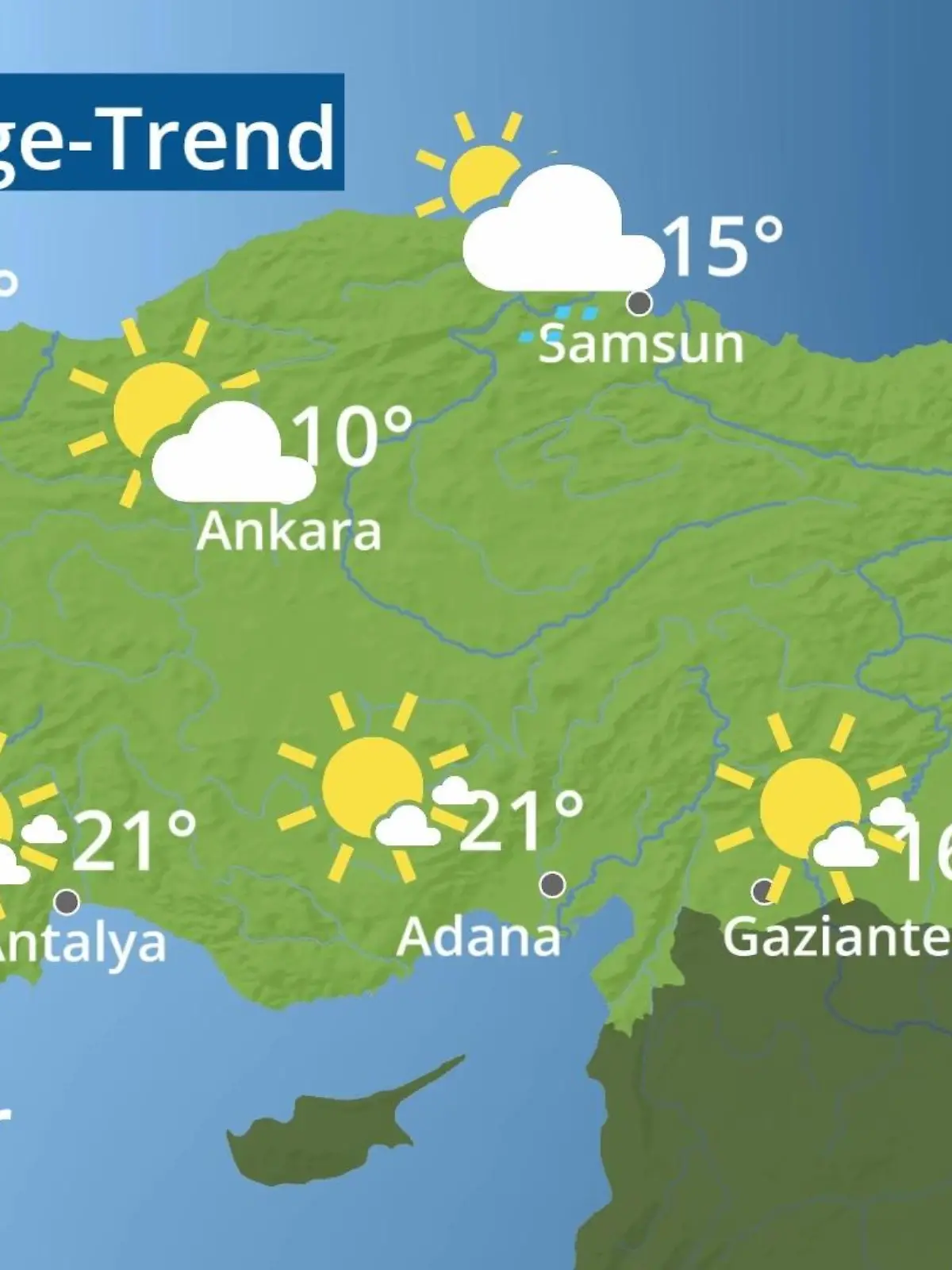 Bild zu: "Türkei: Wie wird das Wetter?"