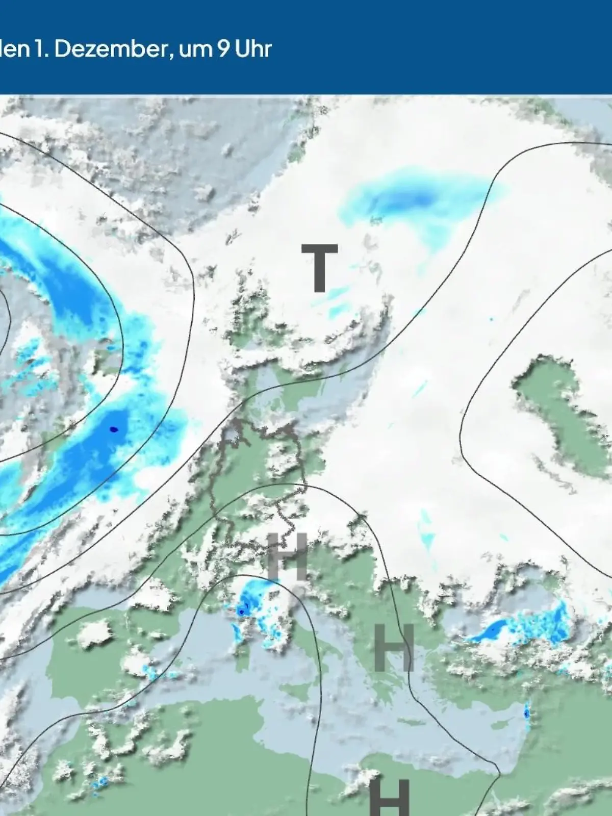 Bild zu: "Die Wetterlage der kommenden 5 Tage"