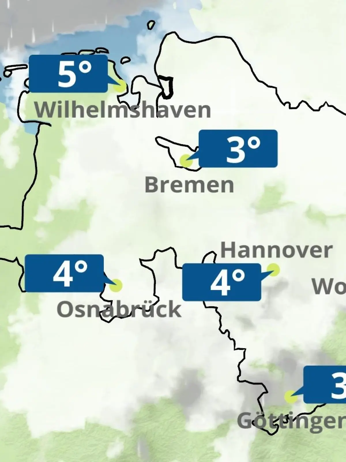 Bild zu: "Bremen und Niedersachsen: Wie wird das Wetter?"
