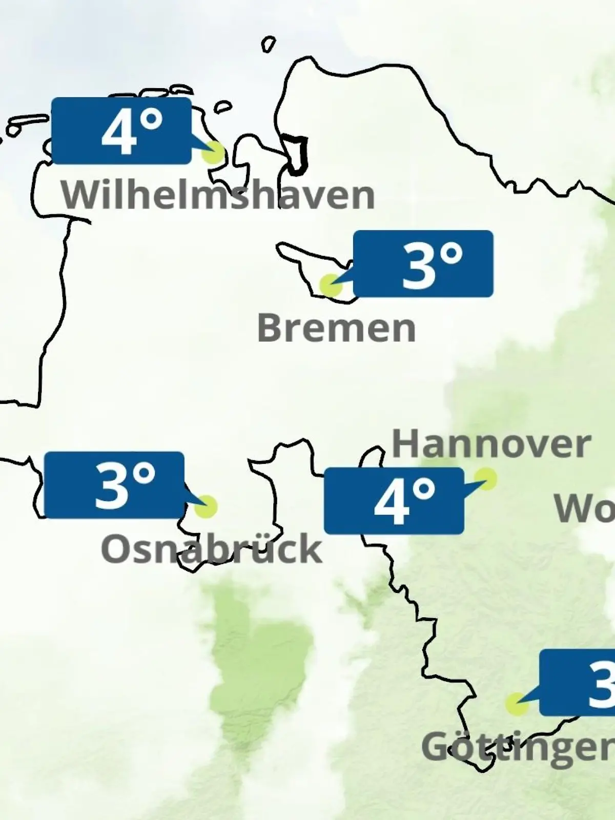 Bild zu: "Bremen und Niedersachsen: Wie wird das Wetter?"