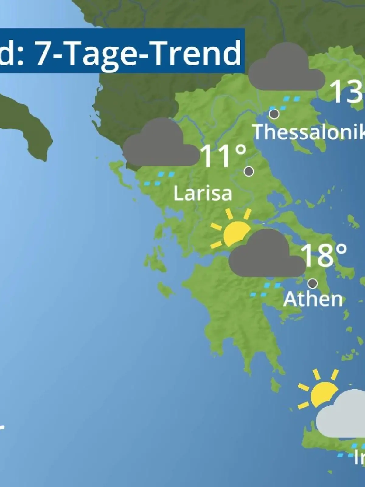 Bild zu: "Griechenland: Wie wird das Wetter?"