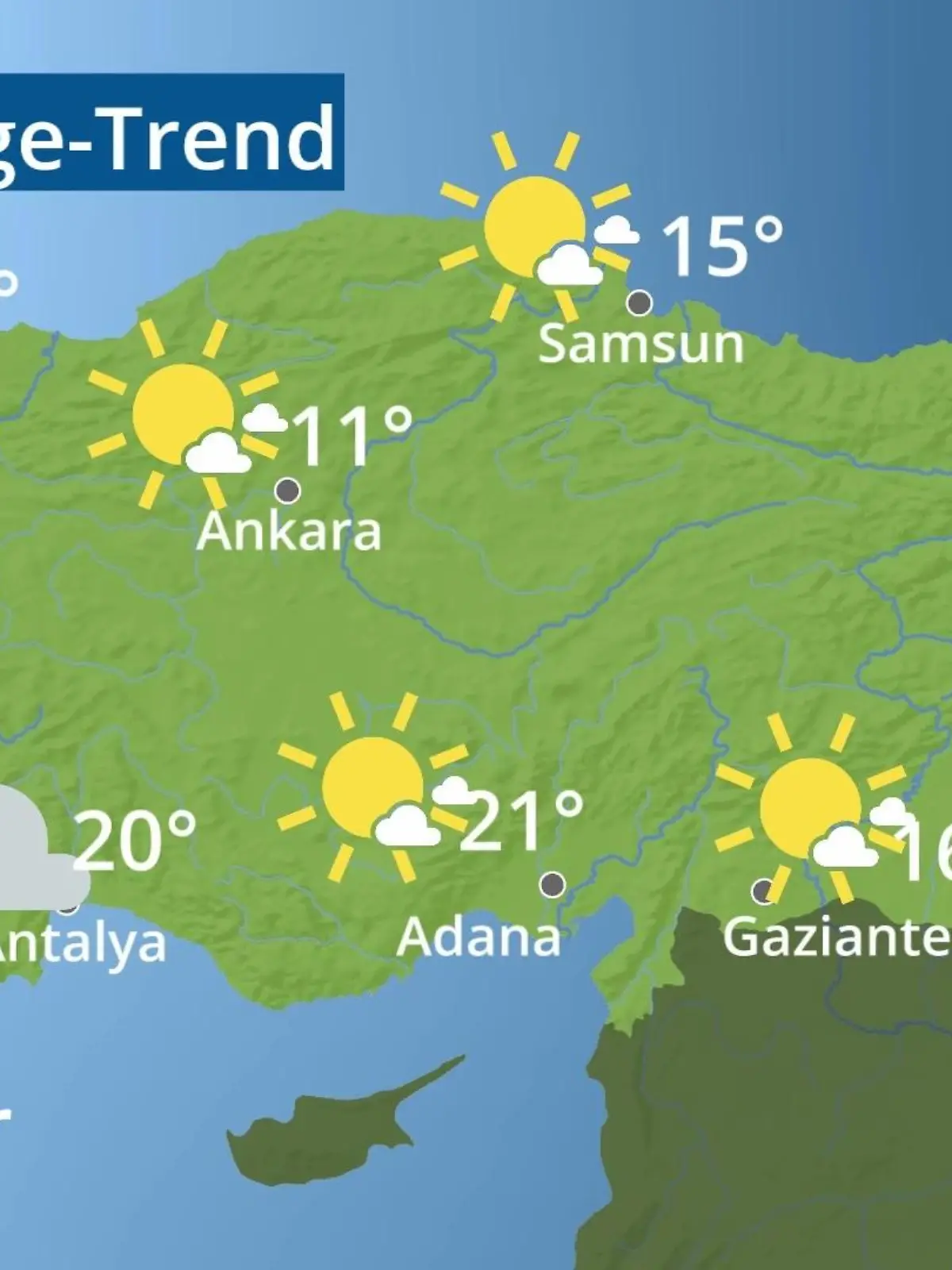 Bild zu: "Türkei: Wie wird das Wetter?"