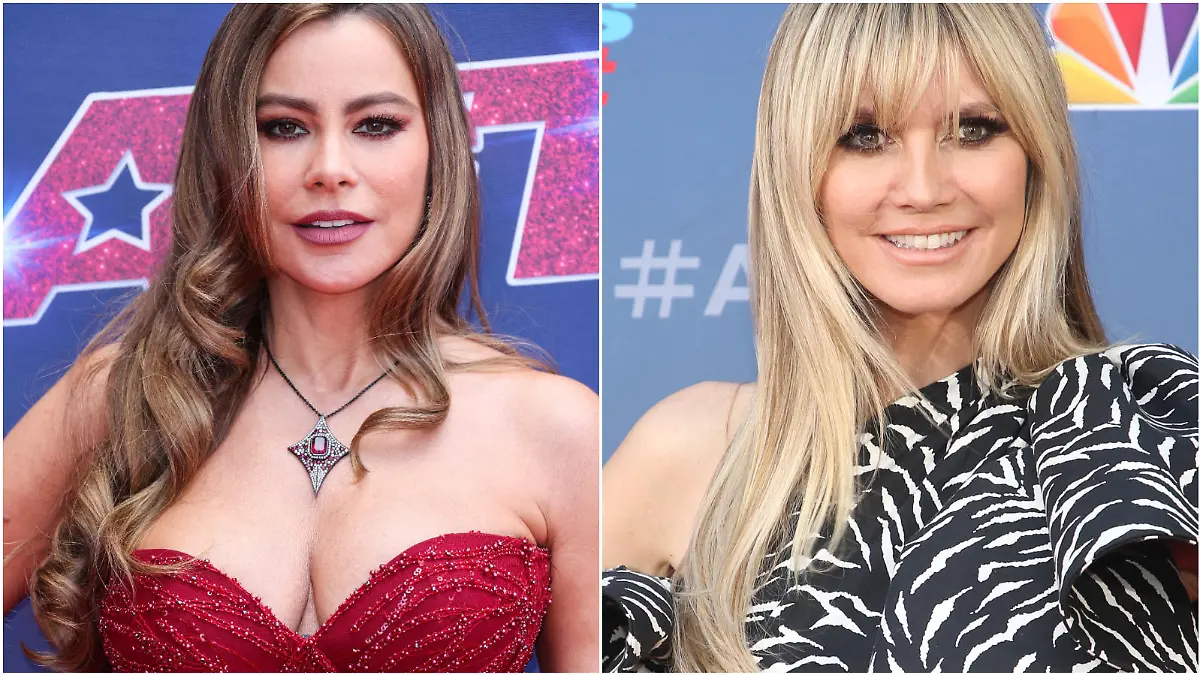 Sofia Vergara und Heidi Klum (Collage)