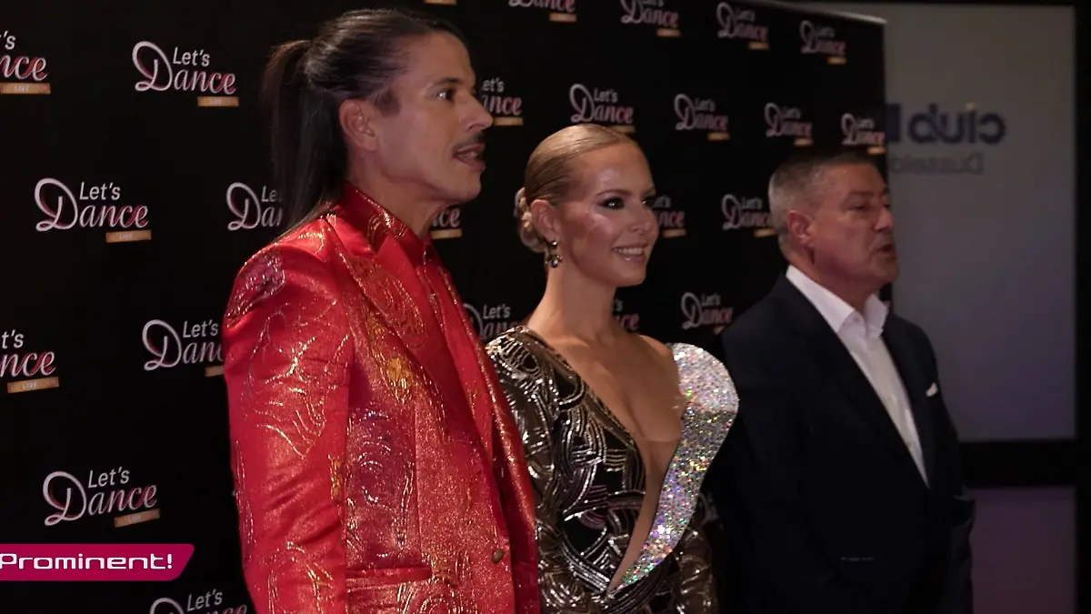 Jorge González, Isabel Edvardsson und Joachim Llambi (v.l.n.r.) 