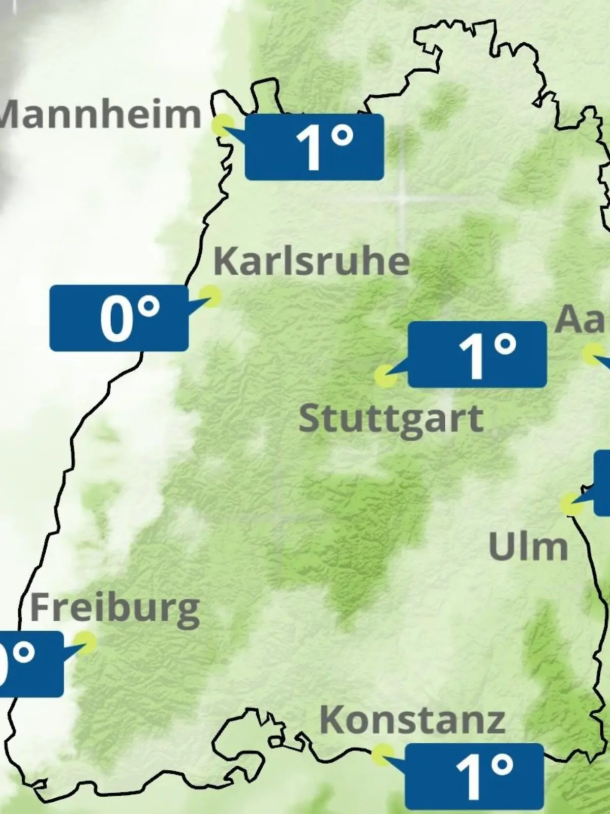 Bild zu: "Baden-Württemberg: Wie wird das Wetter?"