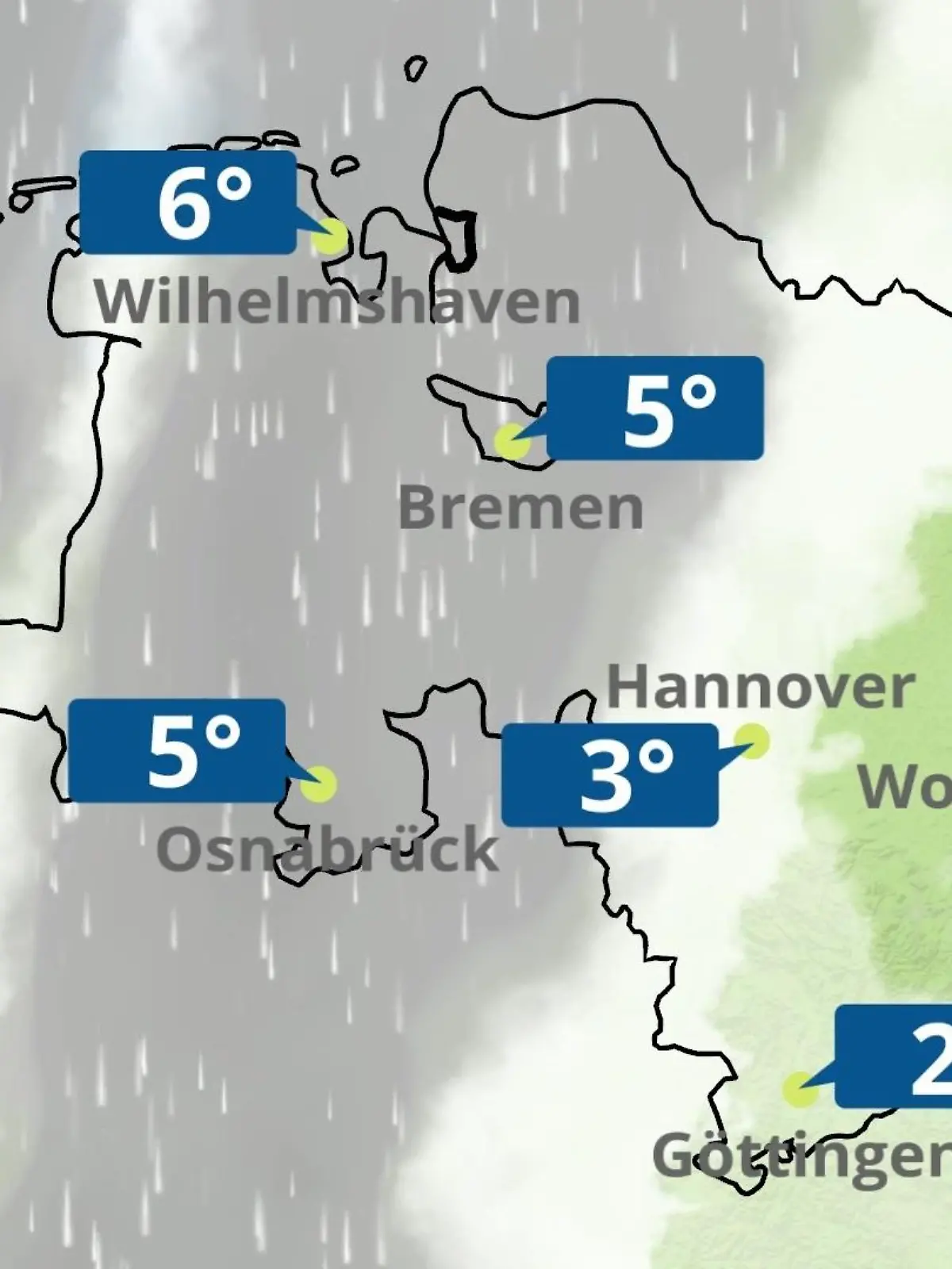 Bild zu: "Bremen und Niedersachsen: Wie wird das Wetter?"