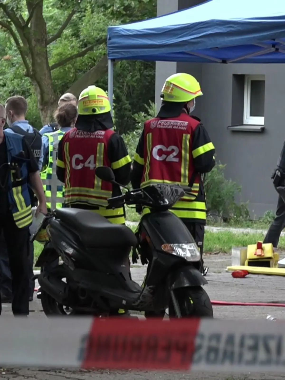 Brand in Frankfurt