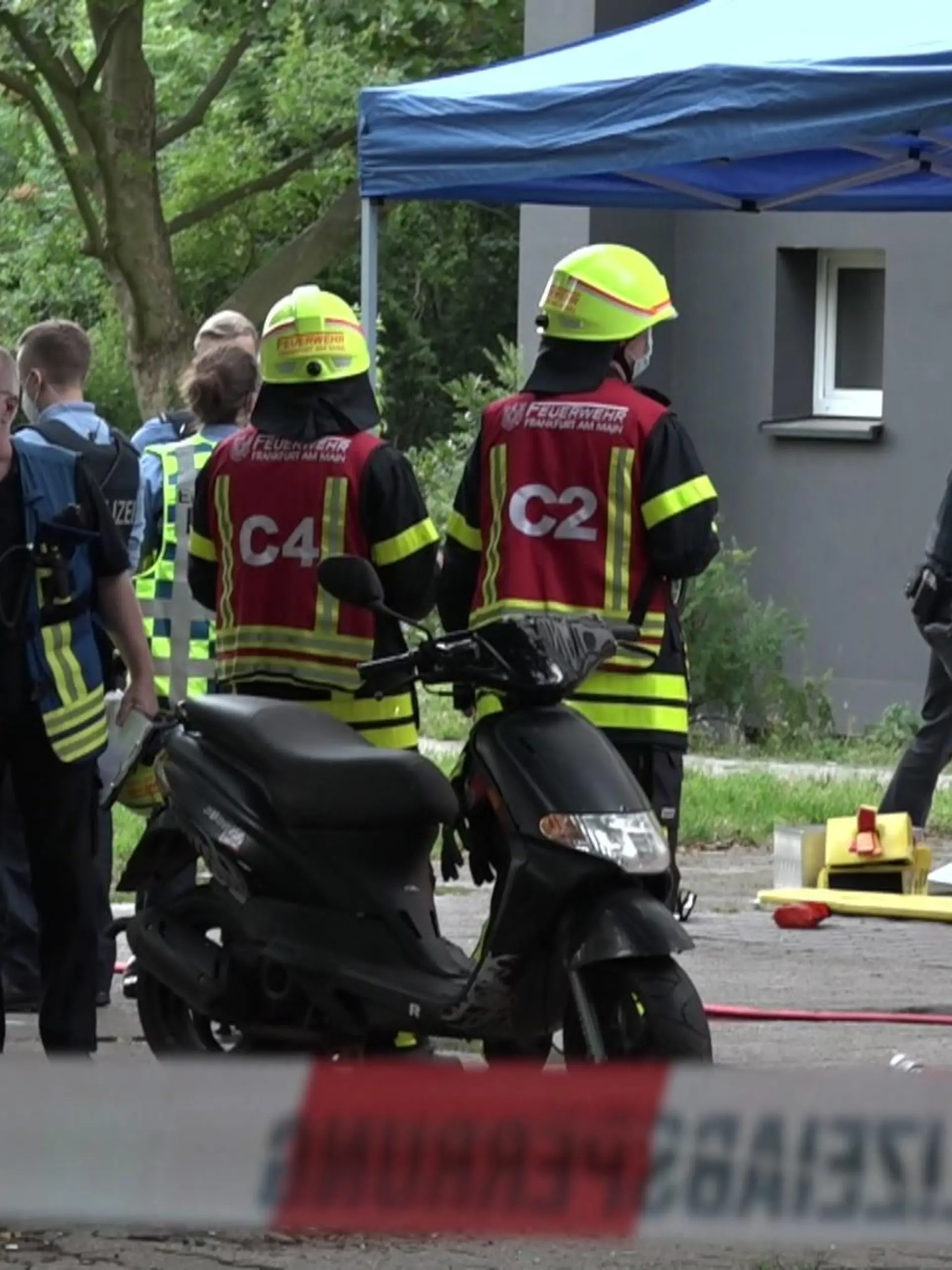 Brand in Frankfurt