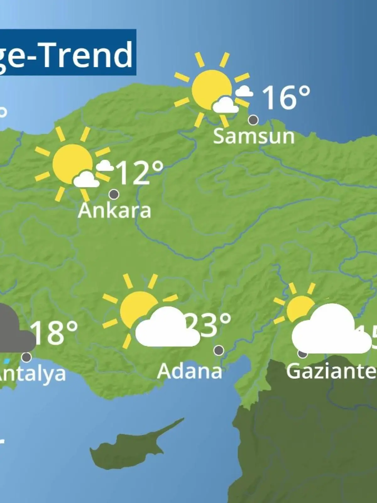 Bild zu: "Türkei: Wie wird das Wetter?"