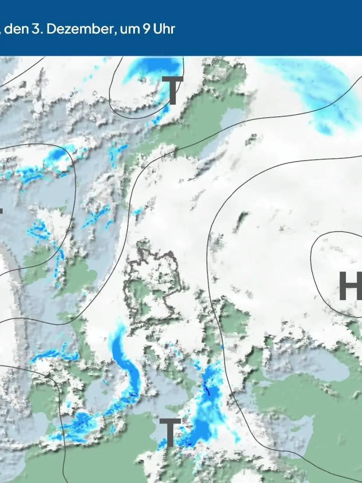 Bild zu: "Die Wetterlage der kommenden 5 Tage"