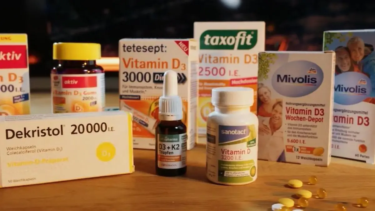 Vitamin D sollten wir nur unter ärztlicher Kontrolle einnehmen Vorsicht, Überdosierung!