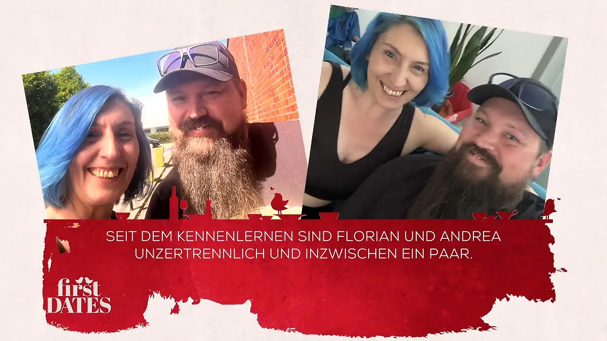 Bei Andrea und Florian hat es gefunkt Liebe auf den ersten Blick