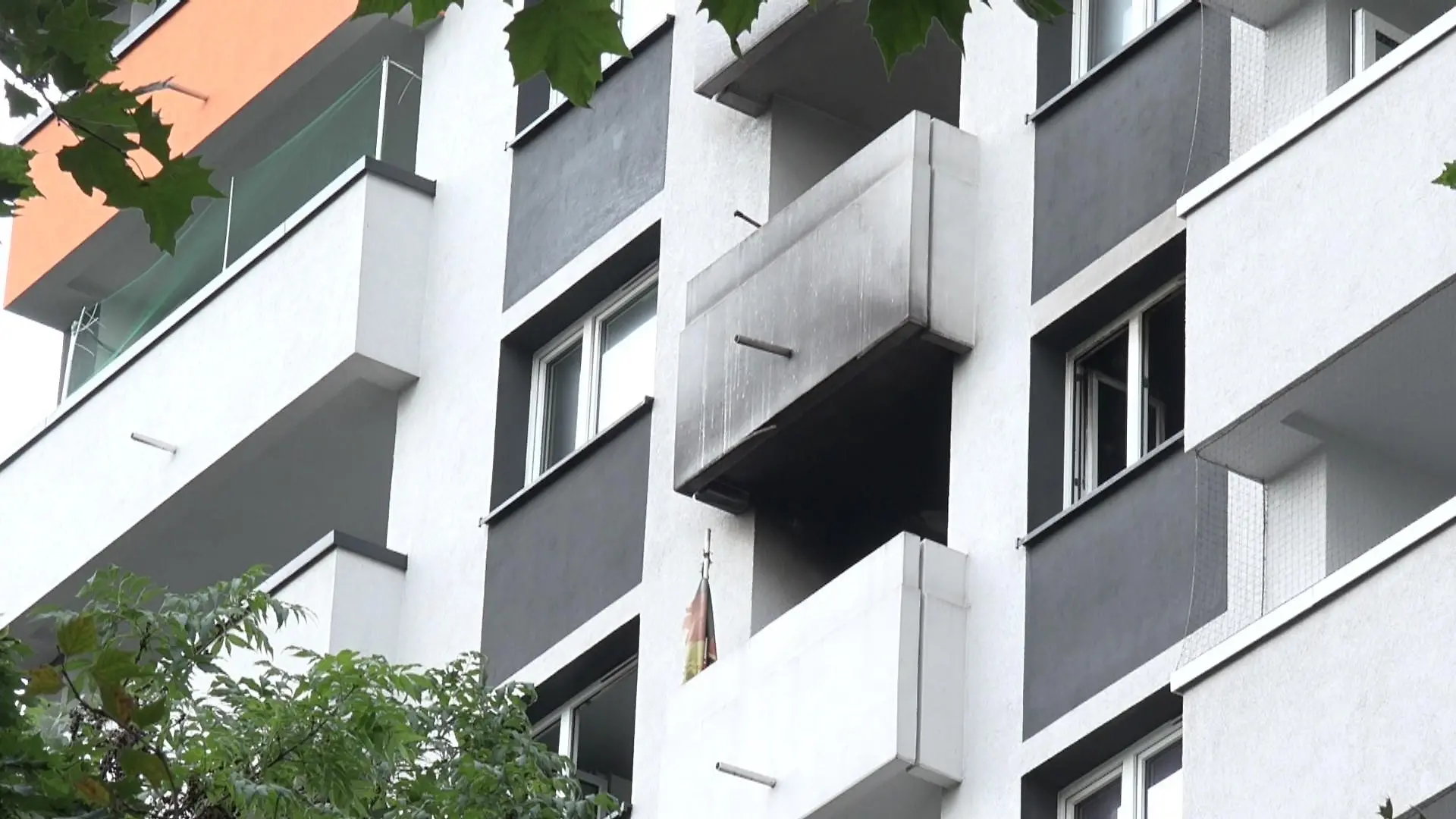 Brand in Frankfurt