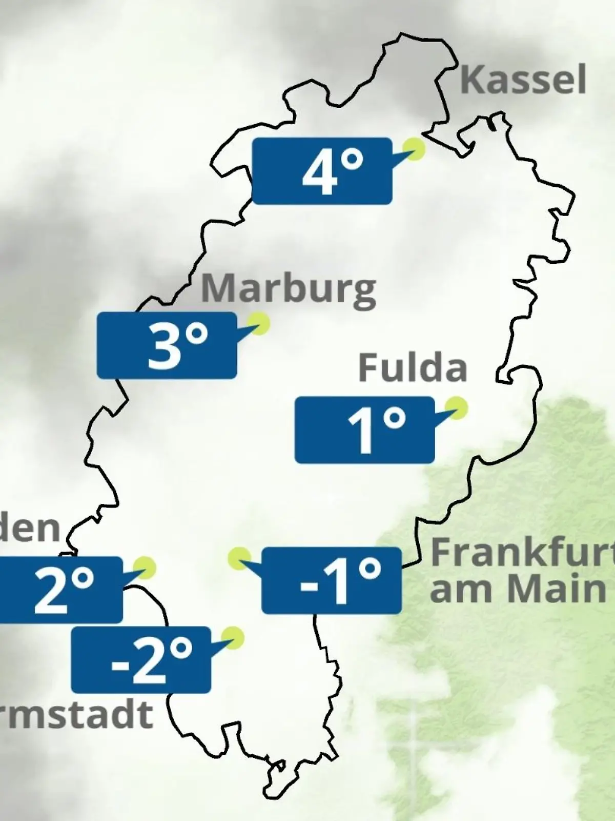 Bild zu: "Hessen: Wie wird das Wetter?"
