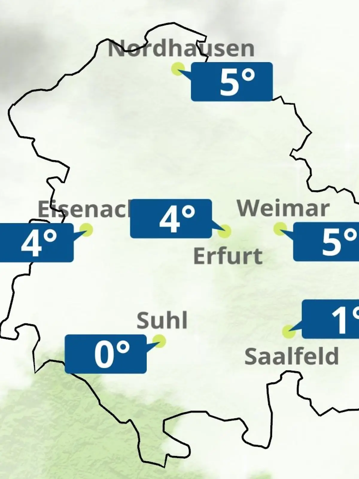 Bild zu: "Thüringen: Wie wird das Wetter?"