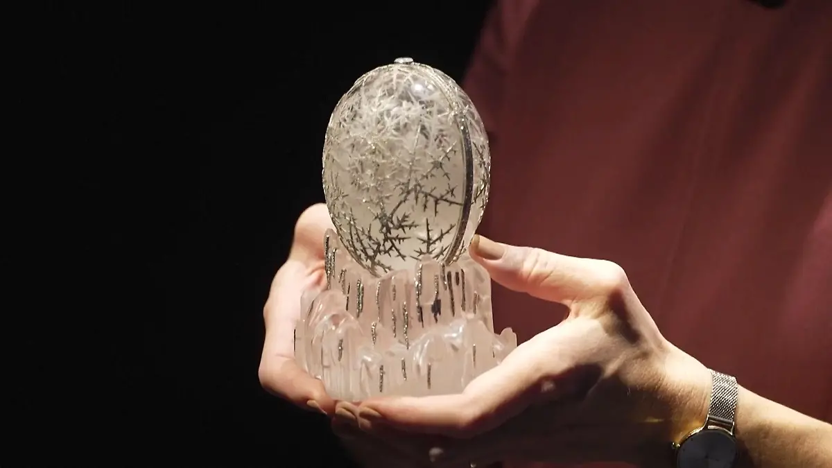Mit 4.500 Diamanten verziert! Dieses Fabergé-Ei bricht Auktionsrekord Aus dem russischen Zaren-Schatz