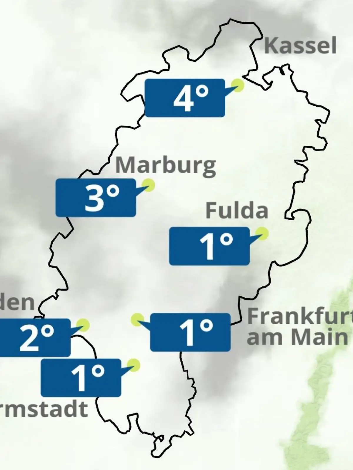 Bild zu: "Hessen: Wie wird das Wetter?"