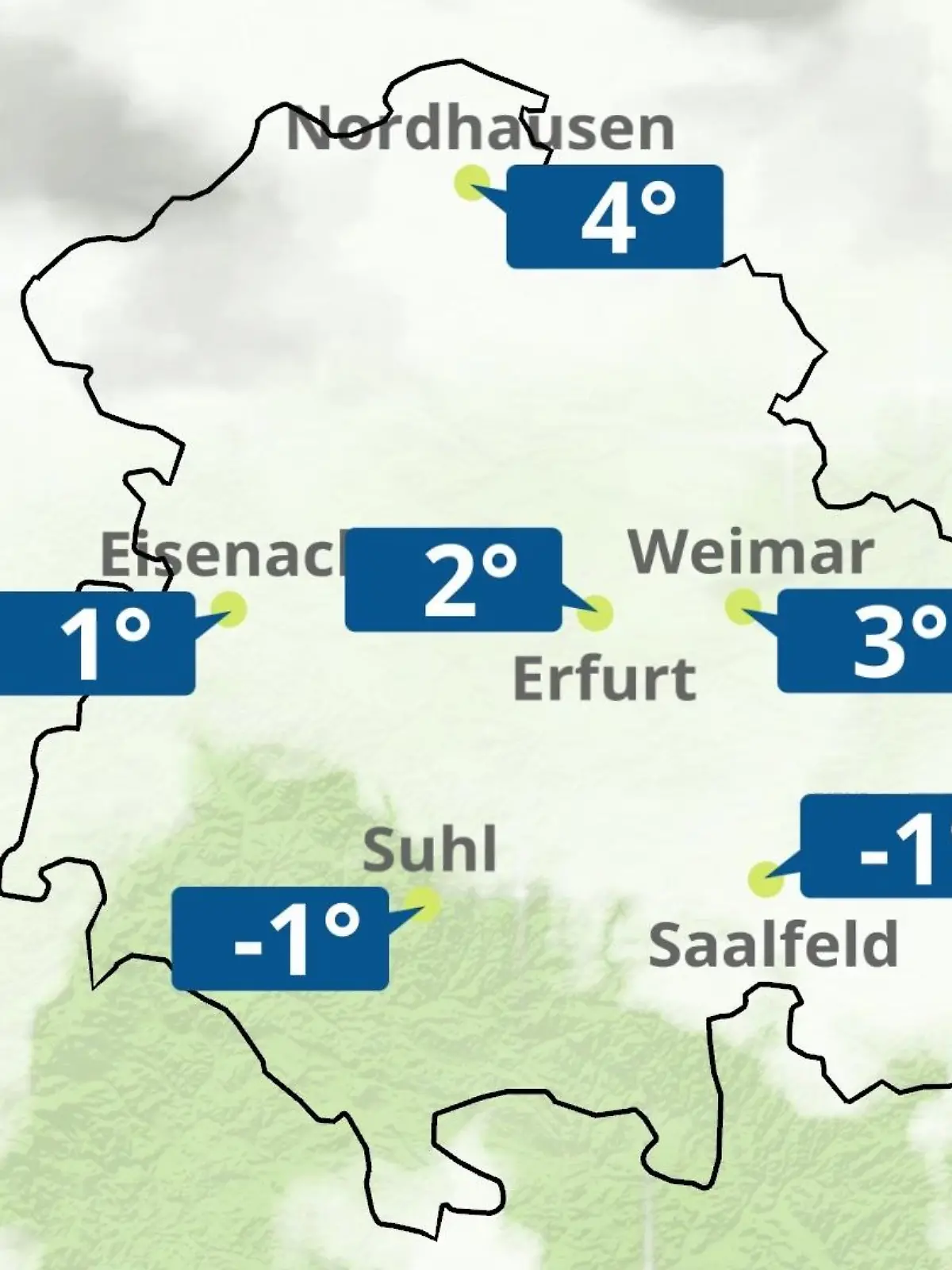 Bild zu: "Thüringen: Wie wird das Wetter?"