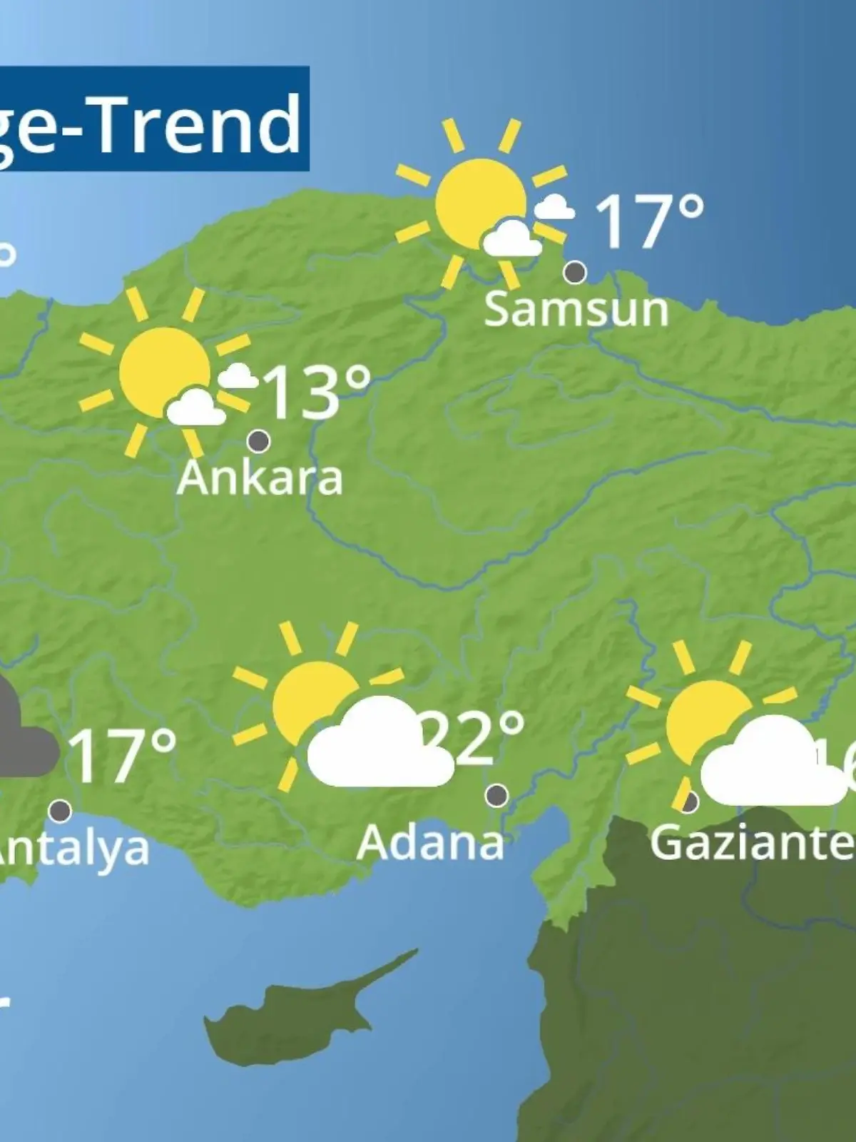 Bild zu: "Türkei: Wie wird das Wetter?"