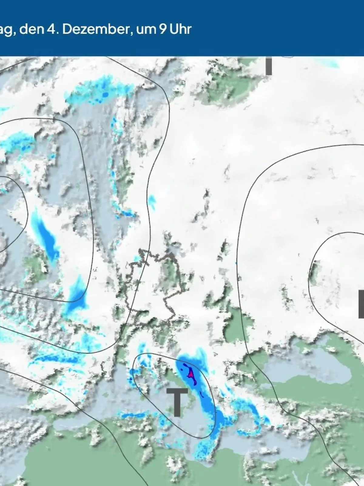 Bild zu: "Die Wetterlage der kommenden 5 Tage"