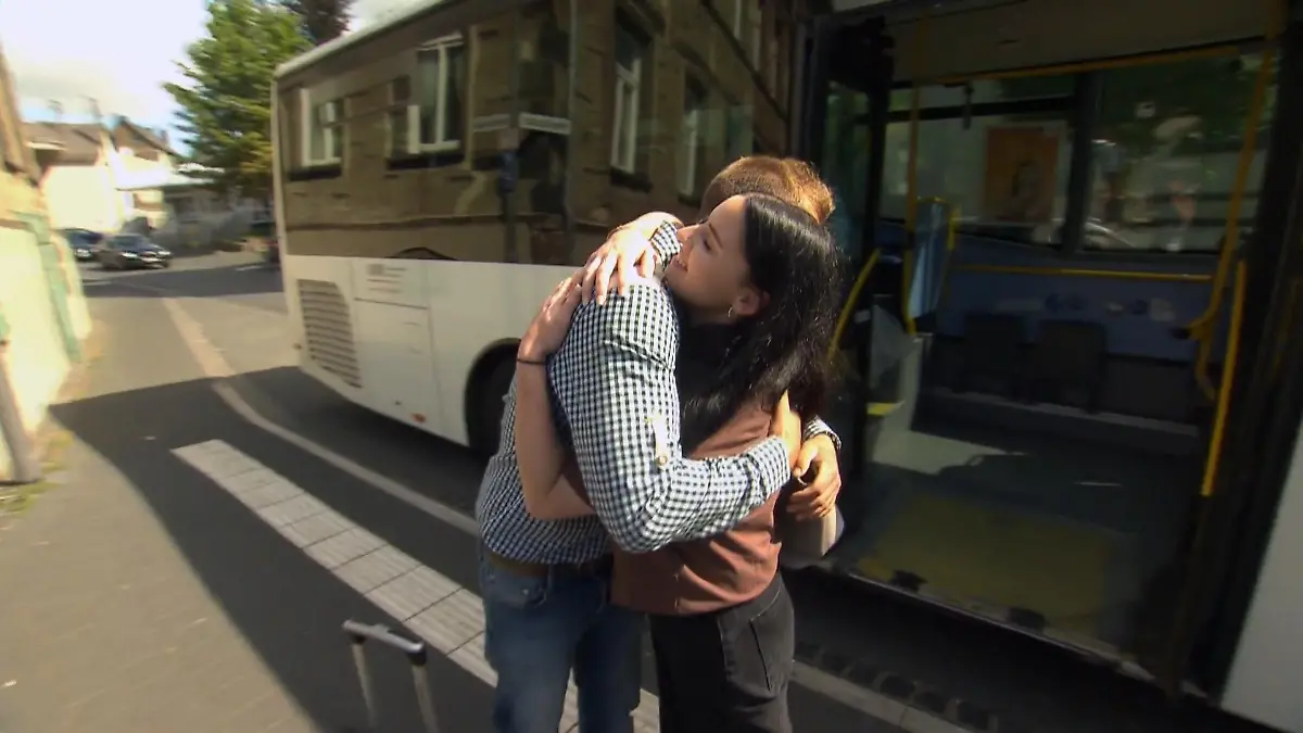 Michi holt seine Valentina ab Aufregung pur