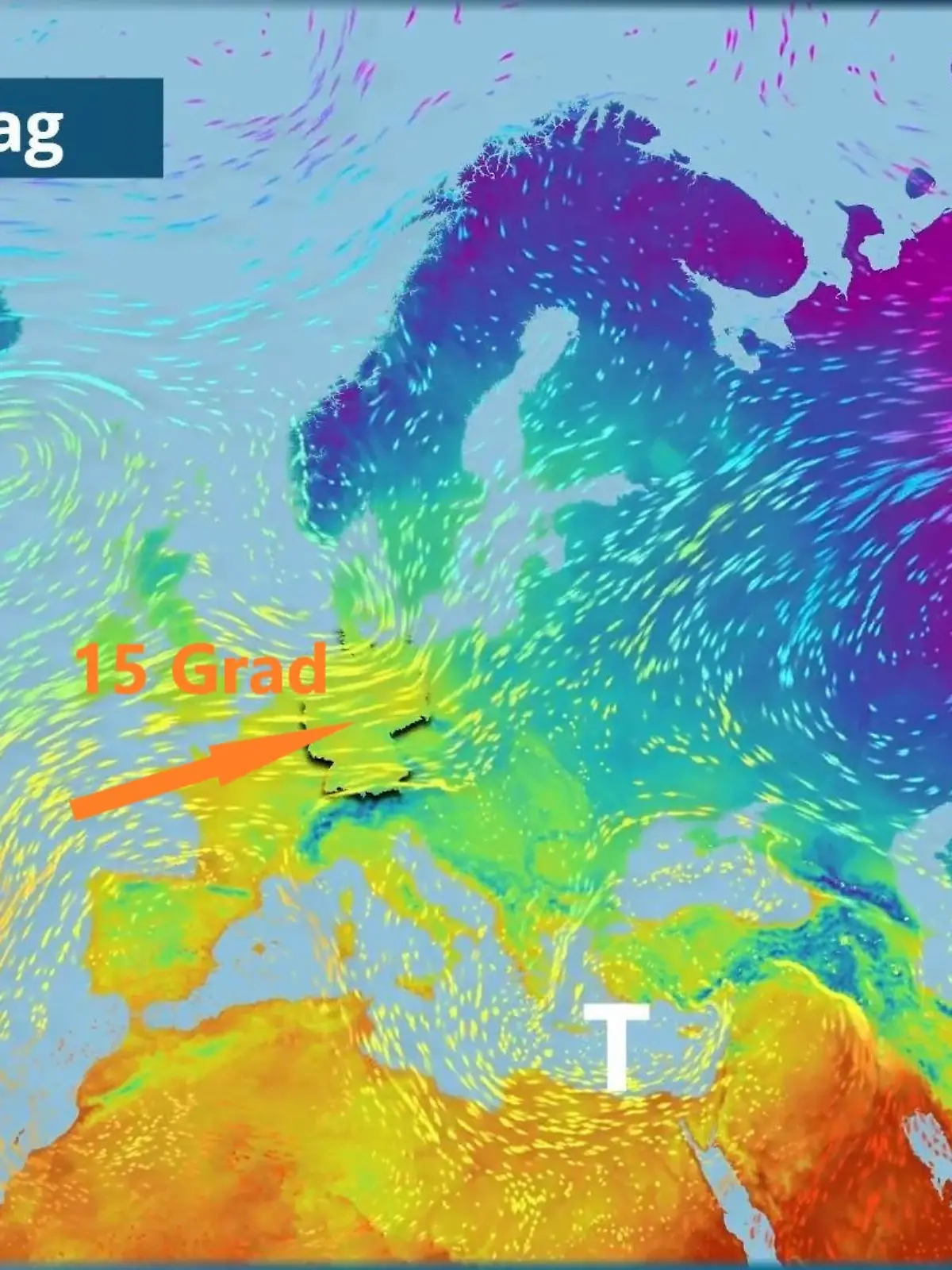 Bild zu: "Mit atlantischen Tiefs wird es warm und wärmer"