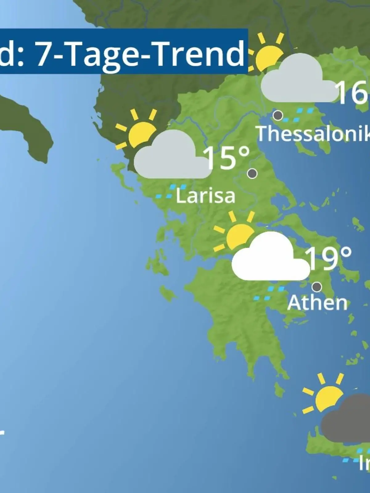 Bild zu: "Griechenland: Wie wird das Wetter?"