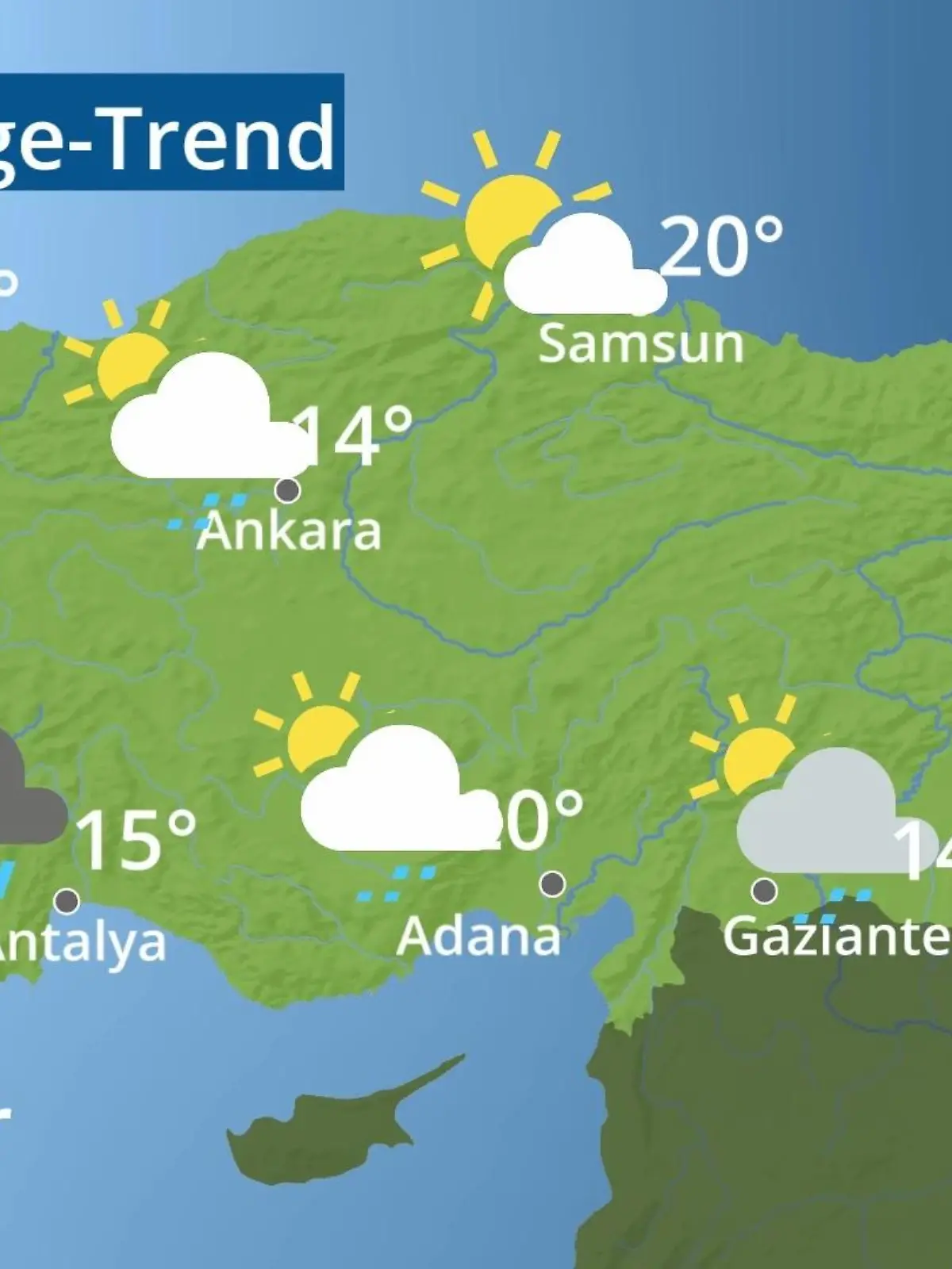 Bild zu: "Türkei: Wie wird das Wetter?"
